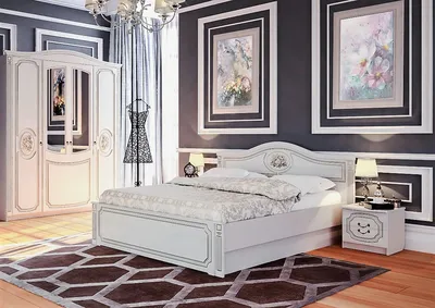 Кровать Верона со стразами купить в Москве по цене от 46390