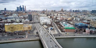 Москва | Фотографии | №2584 (Крымский мост, вечерняя подсветка)