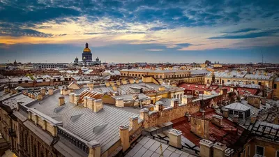 Крыши Санкт Петербурга Фото
