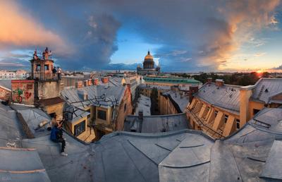 Не смотри вниз: топ-7 прогулок по крышам Санкт-Петербурга - Телеканал  Поехали!