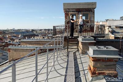 На крыши Санкт-Петербурга с разрешением власти — фоторепортаж