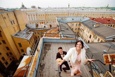 Крыши Санкт-Петербурга, городской …» — создано в Шедевруме