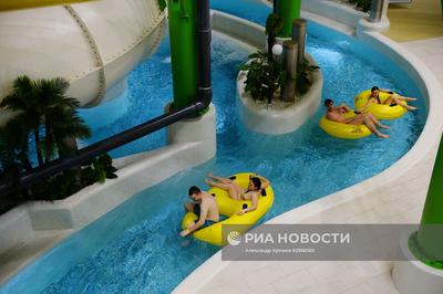 Крупнейший в России крытый аквапарк открылся в Новосибирске | РИА Новости  Медиабанк