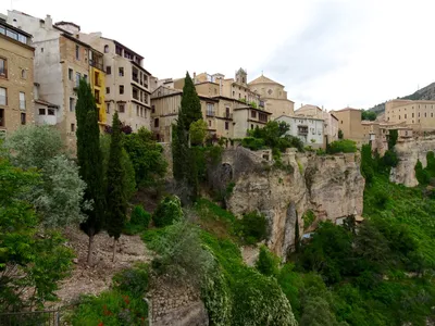 Las Casas Colgadas, The hanging houses of Cuenca, Spain Stock Photo - Alamy