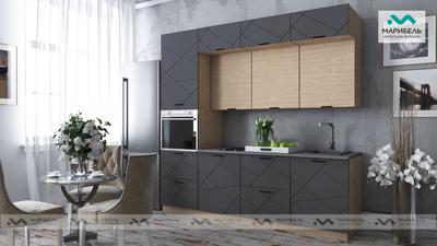 2023 Небольшая угловая кухня на заказ в современном стиле №1 – Дизайн-Мебель