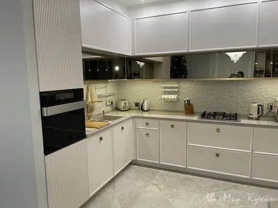 Кухня Неаполь 3000, белый матовый - купить в Москве недорого по цене 98 140  руб. | Дом мебели Скай