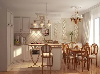 Кухня во французском стиле - дизайн с ФОТО - archidea.com.ua
