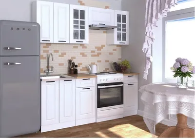 Кухонный гарнитур Мария 2000 мм (БТС) купить недорого в Екатеринбурге от  Азбука Мебели