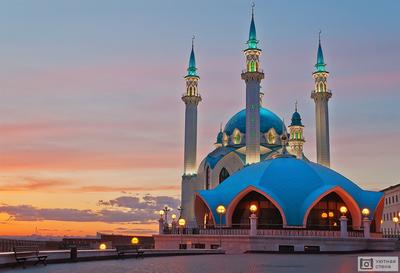 Мечеть Кул Шариф ночью