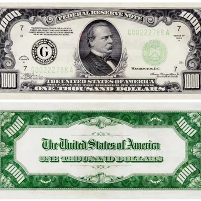 1000 долларов 1934 года США, копия арт. 19-11060 | AliExpress