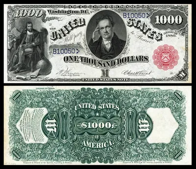 Купюра США 1000 долларов 1880 года, копия арт. 19-8739 | AliExpress