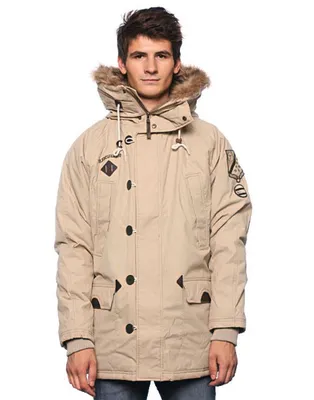 Длинная зимняя мужская куртка с меховым воротником и капюшоном, теплая  Мужская парка с длинным рукавом, военные канадские пуховики, куртки, пальто  2023 N3B | AliExpress