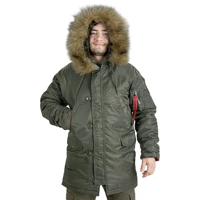 Зимняя мужская куртка аляска Black Vinyl C22-2135GM 46 (ID#1686401435),  цена: 3950 ₴, купить на Prom.ua