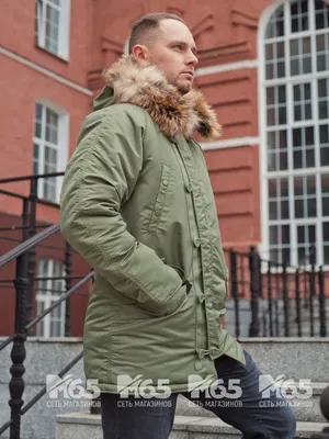 Мужская куртка Аляска Slim Fit N-3B Olive купить в Украине, цена 2708 грн -  Chameleon