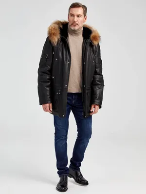 Заказать Зимнюю мужскую куртку - парку на мехе с доставкой | Артикул:  VR-387-2-80-VL-H