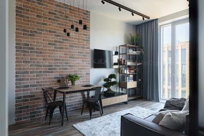 Дизайн и ремонт 1-комнатной квартиры в ЖК «Зиларт» | Заказать дизайн-проект  в стиле «Лофт»
