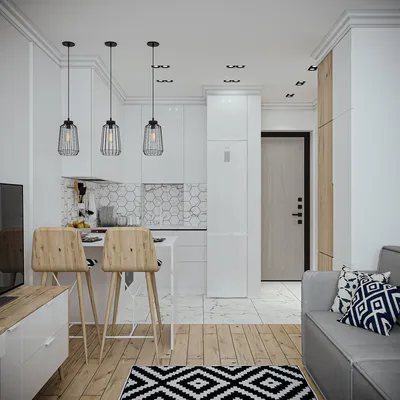 Дизайн интерьера трехкомнатной квартиры в Екатеринбурге ✔️ Идеи дизайна фото
