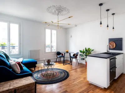 Маленькая квартира: 45 кв. метров в Париже