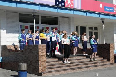 Военнослужащие и сотрудники Управления Росгвардии посетили детский лагерь в  Новосибирске | Росгвардия Новосибирск | Дзен