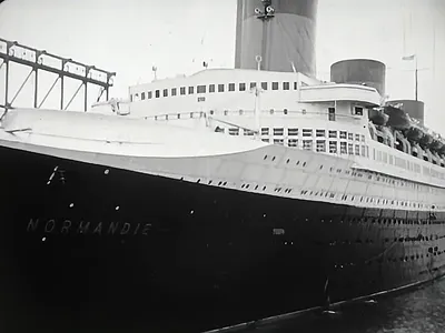 History of the transatlantic French ship SS Normandy.