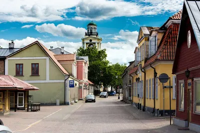 Город Ventspils, Латвия стоковое изображение. изображение насчитывающей  ландшафт - 75172451