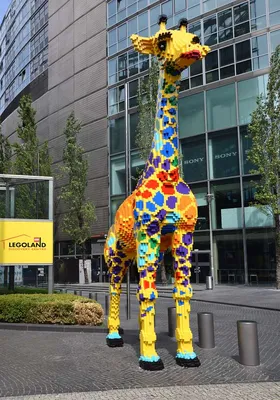 Lego Giraffe at the Sony Center, Berlin Editorial Stock Photo - Image of  europe, sony: 57145878