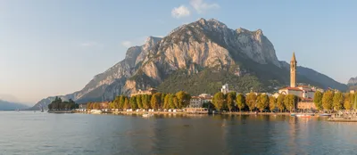 Lecco town on the lake Como, Italy Stock Photo - Alamy