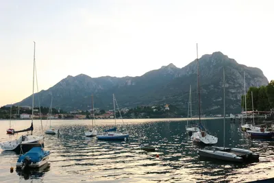 Lake Como, Lecco, Italy stock photo. Image of lecco, village - 32066114