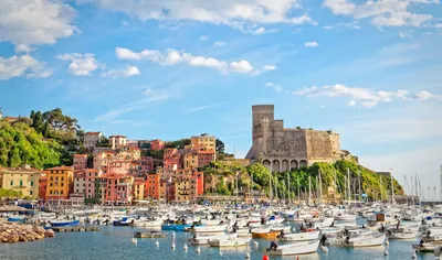Beautiful Places of Italy - Lerici in Liguria Stock Image - Image of  fortress, fishing: 75216869