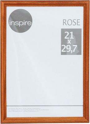 Рамка Inspire Rose 21х30 см дерево цвет коричневый по цене 116 ₽/шт. купить  в Новосибирске в интернет-магазине Леруа Мерлен