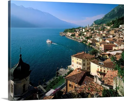 Map Lake Garda Limone Italy