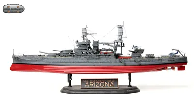 Американский линкор USS Arizona (BB-39), модель