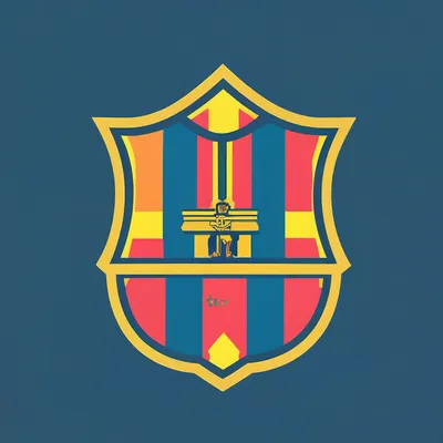 How to Draw a FC Barcelona Logo / Как нарисовать знак фк Барселона - YouTube