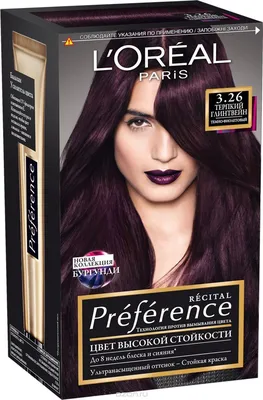 Краска для волос L'Oreal Paris RECITAL PREFERENCE - «L'Oreal Preference,  оттенок 5.21 Нотр-Дам, глубокий светло каштановый» | отзывы