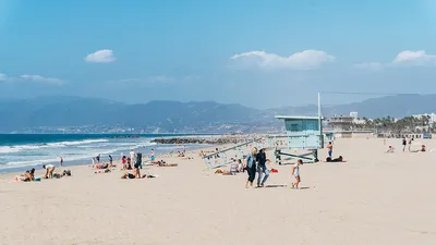 Пляж Санта-Моника, Лос-Анджелес, Калифорния Фотография, картинки,  изображения и сток-фотография без роялти. Image 39069109