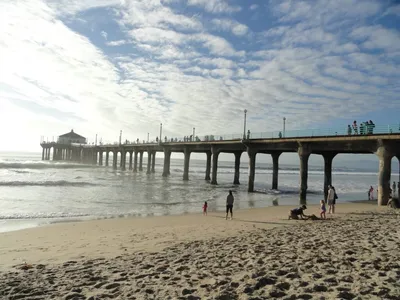 Пляж Санта-Моника, Лос-Анджелес. Отели рядом, фото, инфраструктура,  активная жизнь, видео, как добраться — Туристер.Ру