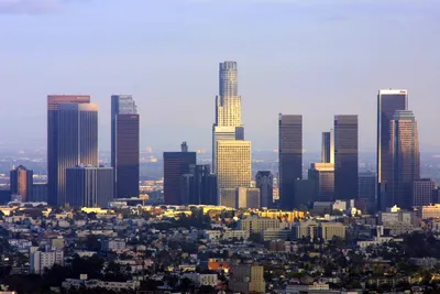 Лос-Анджелес, Калифорния, центр города США Стоковое Изображение -  изображение насчитывающей автомагистраль, ландшафт: 146712491