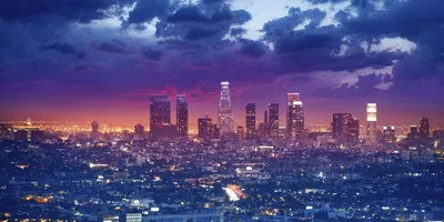 Обои Los Angeles Города Лос-Анджелес (США), обои для рабочего стола,  фотографии los angeles, города, лос-анджелес , сша, утро, рассвет Обои для  рабочего стола, скачать обои картинки заставки на рабочий стол.