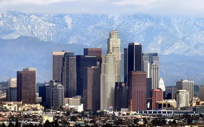 Обои Города Лос-Анджелес (США), обои для рабочего стола, фотографии города,  лос-анджелес , сша, панорама, стадион Обои для рабочего стола, скачать обои  картинки заставки на рабочий стол.