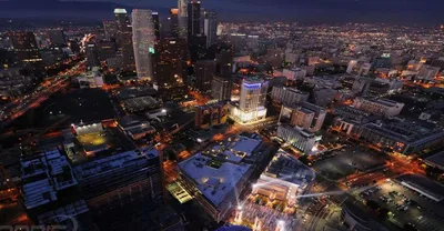 Лос Анджелес ночью» — создано в Шедевруме