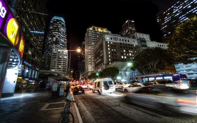 Бесплатные Лос-Анджелес горизонта ночью стоковые фотографии | FreeImages