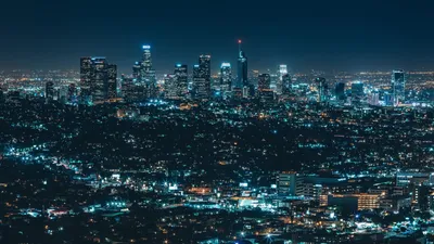 Лос-Анджелес ночью стоковое фото ©rabbit75_dep 49418679