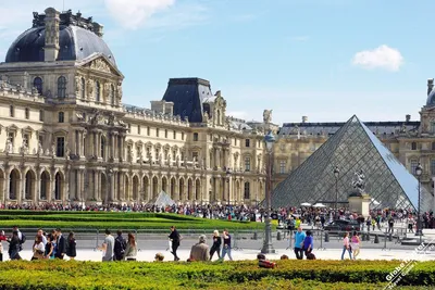 Дворец Лувр в Париже - 59 фото