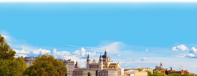 картинки : Мадрид, Испания, Европа, Alejandro Alonso, небо, Ориентир,  городская площадь, Площадь, городской район, Мегаполис, Столичная зона,  вечер, смеркаться, закат солнца, городской пейзаж, утро, Туристическая  достопримечательность, в центре города ...