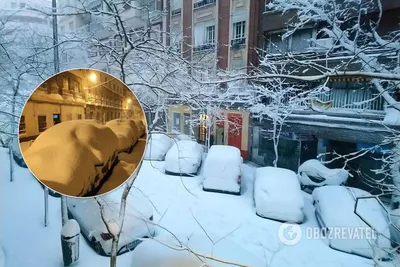 Мадрид завалило снегом | Euronews