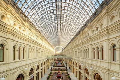 GUM shopping center and warehouses in Moscow