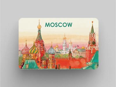 Магнит на холодильник Москва «Панорама»