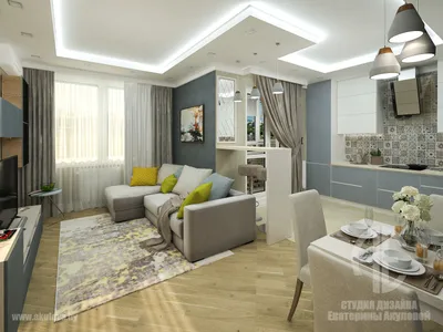 Дизайн интерьера 3-х комнатной квартиры в ЖК Маяк Минска