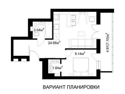 Дизайн интерьера квартиры с перепланировкой. Фото и описание проекта