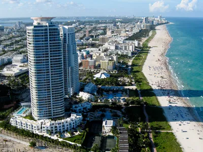 Майами (США) с высоты птичьего полета - ePuzzle фотоголоволомка